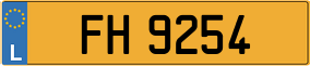 Truck License Plate